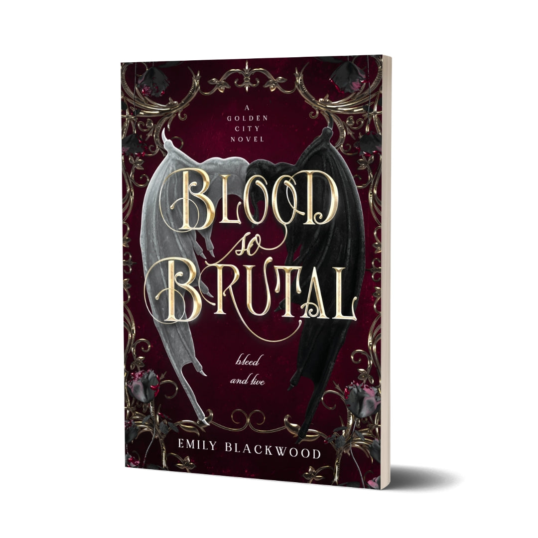 Blood So Brutal Signed Hardcover (Book 2 in the Golden City duet)