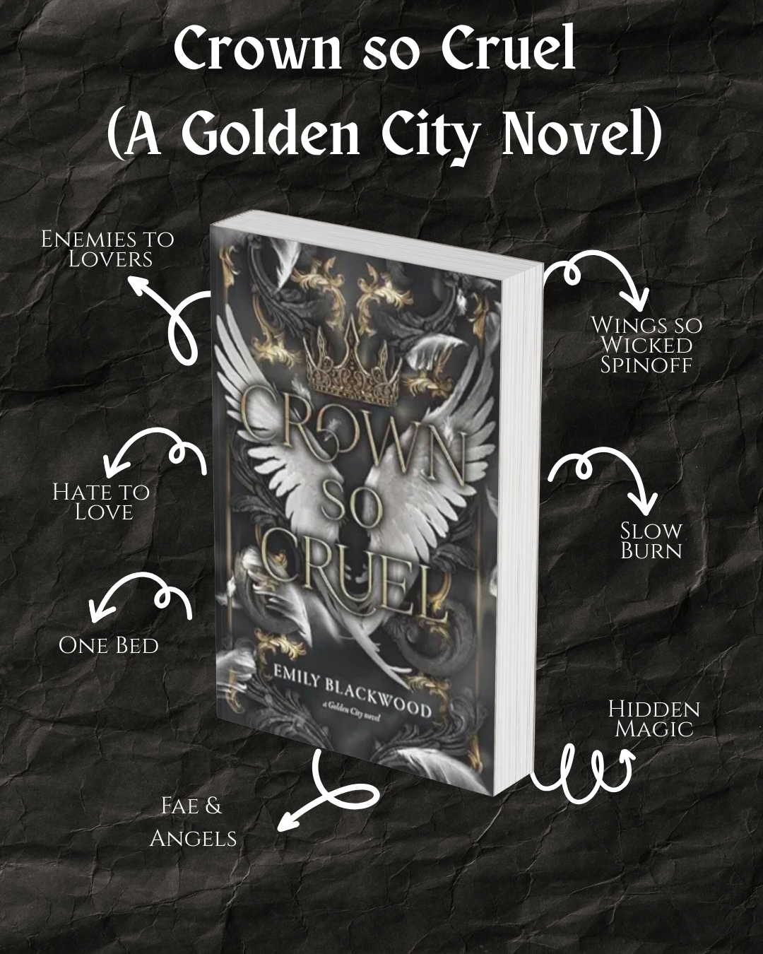 Crown so Cruel (A Golden City Novel) Signed Paperback
