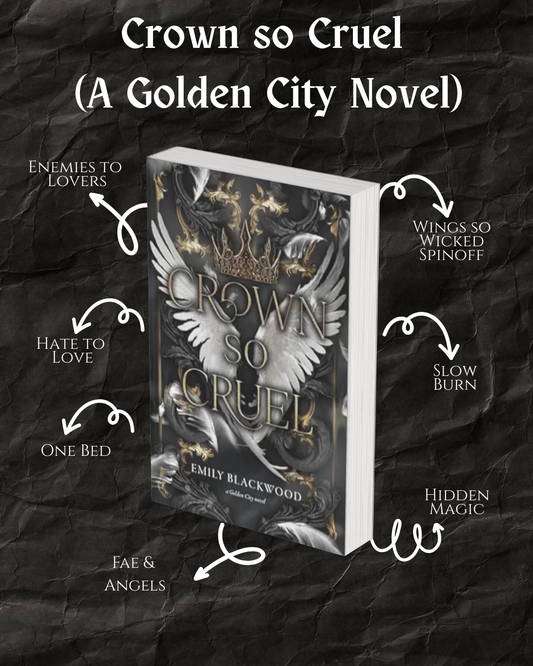 Crown so Cruel (A Golden City Novel) Signed Paperback
