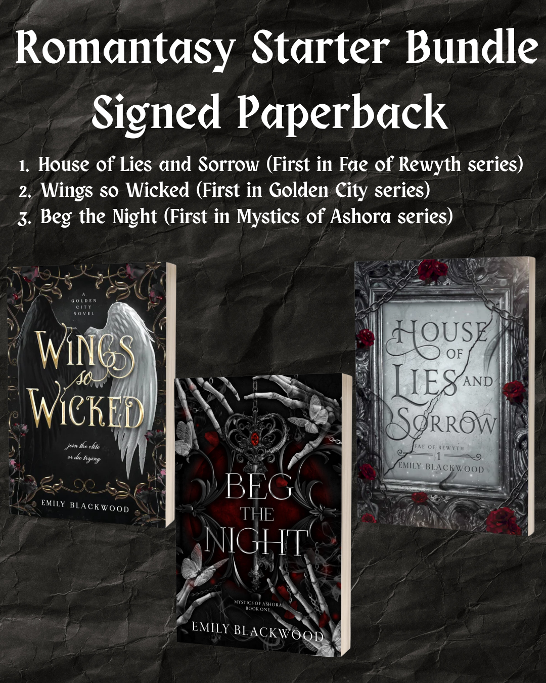 Blackwood Romantasy Starter Bundle (Three Series Starters)
