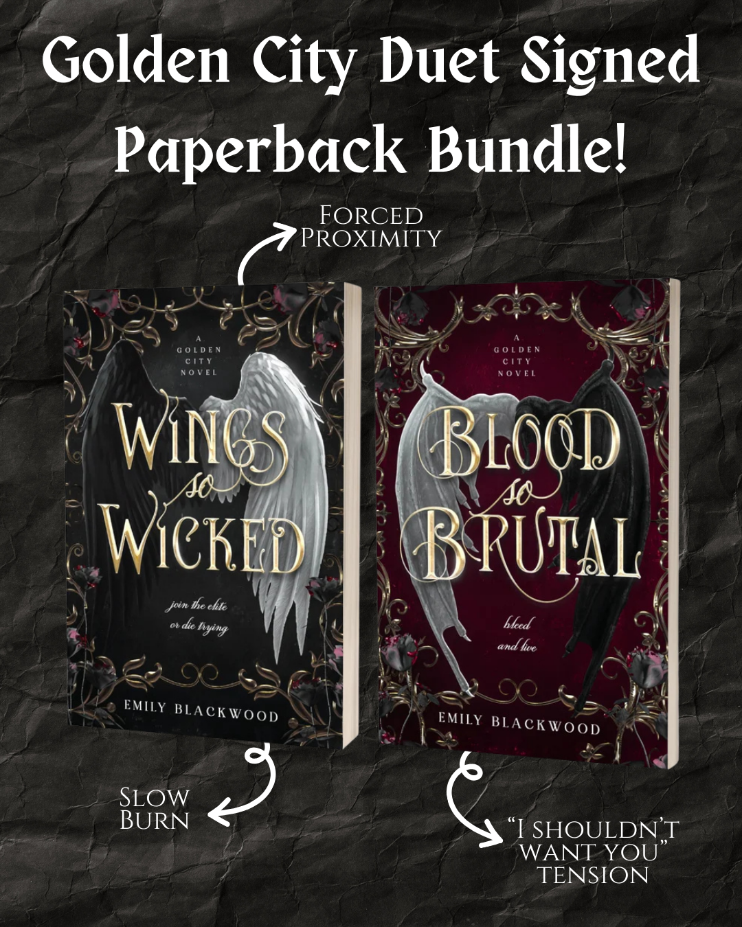 Golden City Duet Signed Paperback Bundle