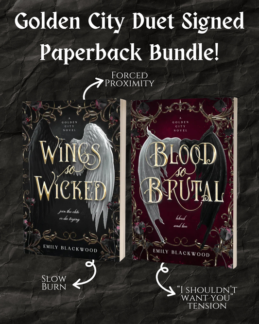 Golden City Duet Signed Paperback Bundle