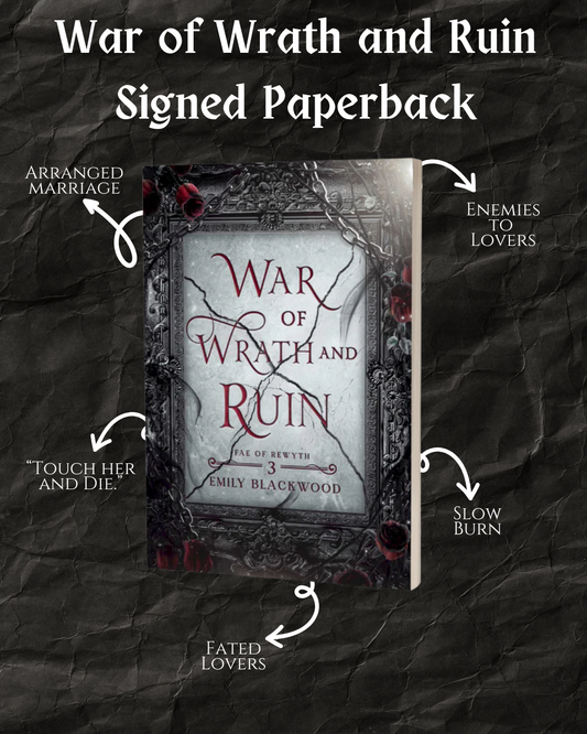 War of Wrath and Ruin Signed Paperback