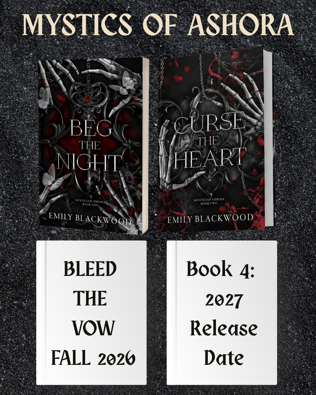 Curse the Heart (A Mystics of Ashora Novel) Signed Paperback